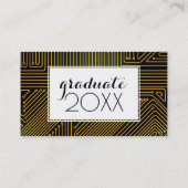 Foto Afstuderen | Computercircuit Contactkaartje (Achterkant)