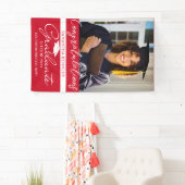 Foto Afstuderen Congrats Afstudeerder Red Class of Spandoek (Insitu)