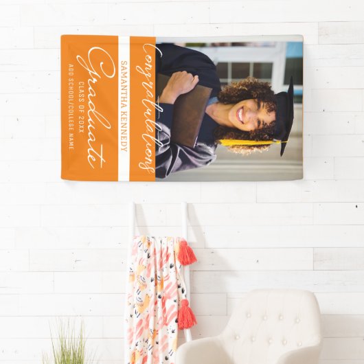 Foto Afstuderen Congrats Afstuderen 2023 Sinaasapp Spandoek (Insitu)