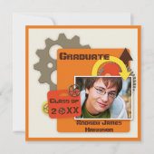 Foto Afstuderen Cool Gears Kaart (Voorkant)