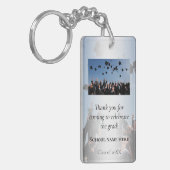Foto Afstuderen Dank u Favor Gift Sleutelhanger (Voorkant Links)