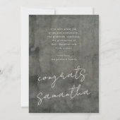 Foto Afstuderen Editable High School Aankondiging (Achterkant)