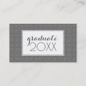 Foto Afstuderen | Eenvoudige geometrische vormen Contactkaartje (Achterkant)