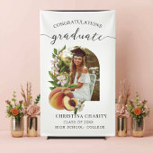 foto afstuderen Elegant Script klasse van 2024 Spandoek