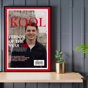 Foto Afstuderen Fake Magazine Hoesje Poster