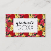 Foto Afstuderen | Florence-Waterverf Contactkaartje (Achterkant)