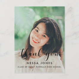 Foto afstuderen Foto: Dank u Briefkaart