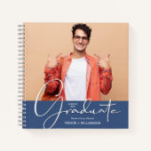 Foto Afstuderen Gastenboek Keepsake Notitieboek (Voorkant)