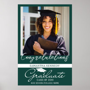 Foto Afstuderen Gefeliciteerd Afstudeerklas 20XX G Poster