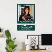 Foto Afstuderen Gefeliciteerd Afstudeerklas 20XX G Poster (Thuiskantoor)