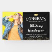 Foto Afstuderen Gefeliciteerd banner (Horizontaal)