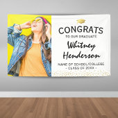 Foto Afstuderen Gefeliciteerd Spandoek