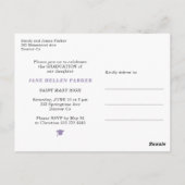 Foto afstuderen girale degressivatie briefkaart (Achterkant)