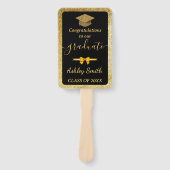 foto Afstuderen Hand Fan Handwaaier (Voorkant)