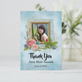  Foto Afstuderen Hartelijk dank Bedankkaart (Staand voorkant)