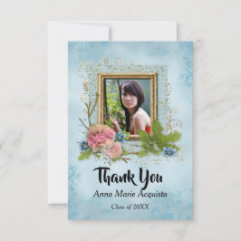  Foto Afstuderen Hartelijk dank Bedankkaart