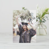 Foto Afstuderen - Hartelijk dank Kaart (Staand voorkant)