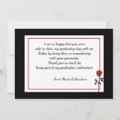 Foto Afstuderen - Hartelijk dank Kaart (Achterkant)