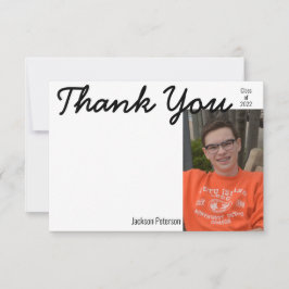 Foto Afstuderen Hartelijk dank voor platte Kaart