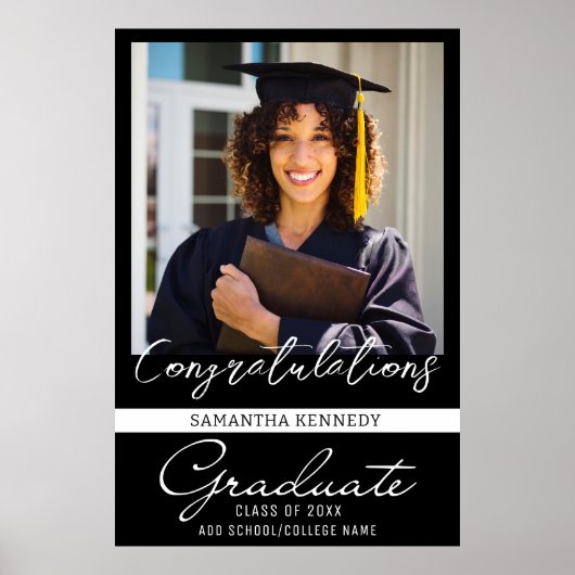 Foto Afstuderen is geschikt voor Afstudeerders van Poster (Voorkant)