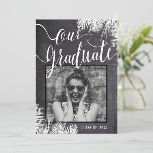 Foto Afstuderen Kaart (Staand voorkant)