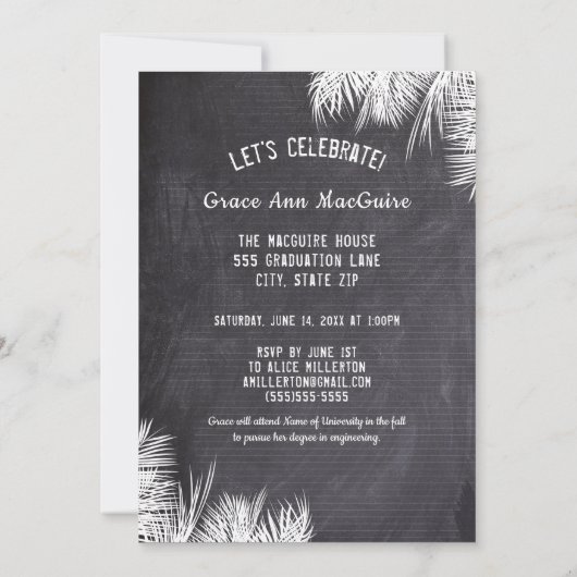 Foto Afstuderen Kaart (Achterkant)