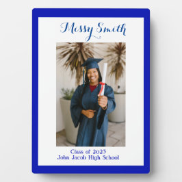 Foto Afstuderen, klasse 2023 Blue Fotoplaat