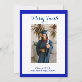 Foto Afstuderen, klasse 2023 Blue Kaart