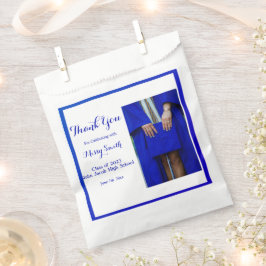 Foto Afstuderen, klasse van 2023 Blauw Dank u Fa Bedankzakje