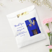 Foto Afstuderen, klasse van 2023 Blue Hartelijk da Bedankzakje (Gezegeld)