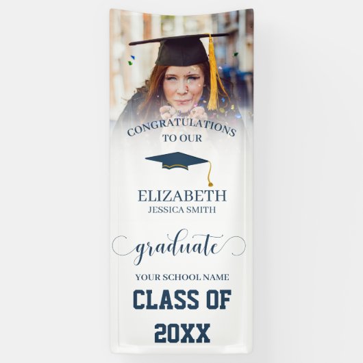 Foto Afstuderen Klasse van 20XX Afstuderen deur Spandoek (Verticaal)