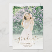 Foto Afstuderen koninklijke uitnodiging (Achterkant)