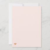 Foto afstuderen met modern elegant floral gold aankondiging (Achterkant)