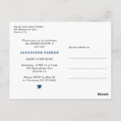 Foto afstuderen modern briefkaart voor afgestudeer (Achterkant)
