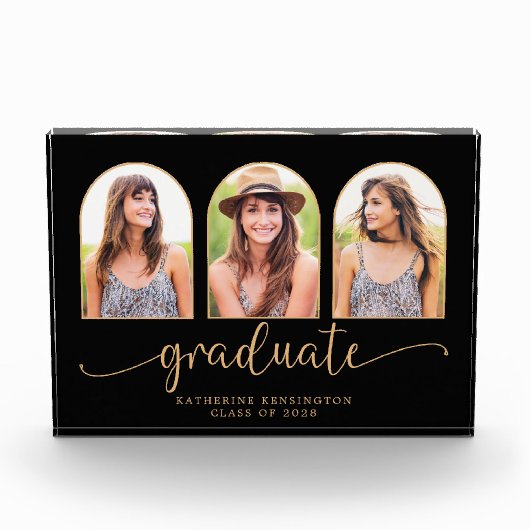 Foto Afstuderen Modern Gold Arch 3 (Voorkant)