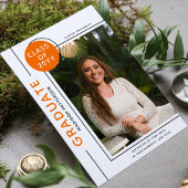 Foto Afstuderen Modern Script Black Oranje