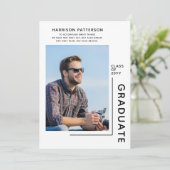 Foto Afstuderen Modern Script Inspirerend Quote (Staand voorkant)