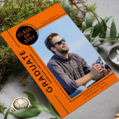 Foto Afstuderen Modern Script Oranje Black