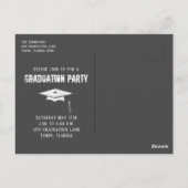 Foto Afstuderen Modern Simple Trendy Minimalist Briefkaart (Achterkant)