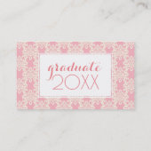 Foto Afstuderen | Natuurlijke retrodemaag Contactkaartje (Achterkant)