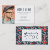 Foto Afstuderen | Nautische ankers en helling Contactkaartje (Voorkant / Achterkant)