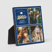 Foto Afstuderen Navy & Gold 3 Fotoplaat (Voorkant)