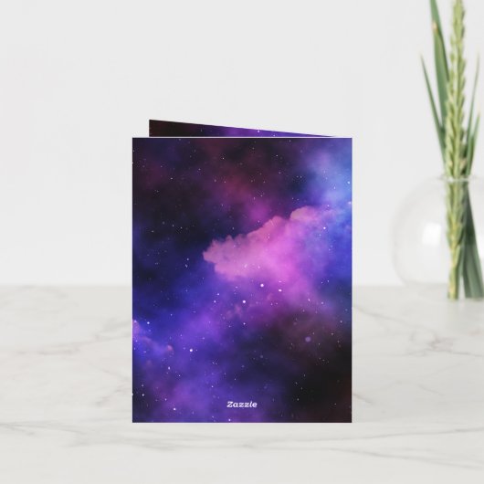 Foto afstuderen neon glow afstudeerder middelbare  bedankkaart (Achterkant)