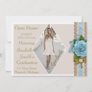 Foto Afstuderen Open House Invitation Kaart