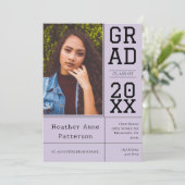 Foto Afstuderen Open House | Lavender Kaart (Staand voorkant)