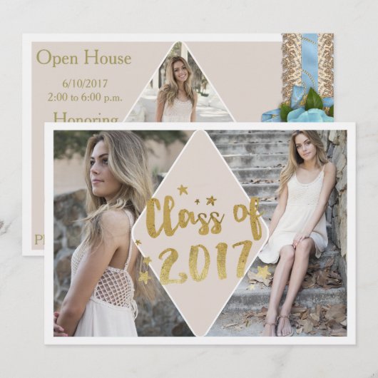 Foto Afstuderen Open Huis Uitnodiging (Voorkant / Achterkant)