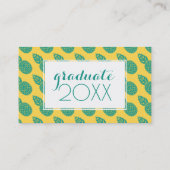 Foto Afstuderen | Panassenpatroon Contactkaartje (Achterkant)