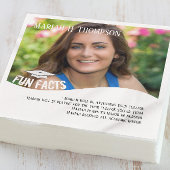 Foto Afstuderen Party Fun Facts Custom Servet