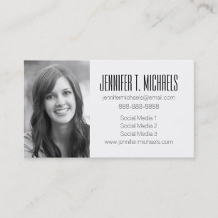 Foto Afstuderen Patroon met proefdrukken Contactkaartje