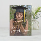 Foto Afstuderen Pet Verticaal W Hartelijk dank Kaart (Staand voorkant)